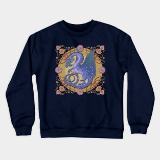 Celtic Medieval Celestial Sky Dragon Crewneck Sweatshirt